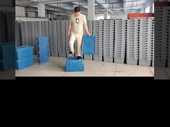 جعبه های انبار قابل انبار پلاستیکی کانتینر قابل انبار قابل انبار جعبه گردش کالاها قابل انبار