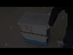 پلاستيک Dolly طراحی سبک پوشه متصل قابل نصب جعبه پلاستکی پلاستکی