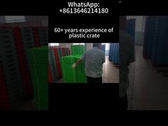 جعبه پلاستیکی قابل جمع و جور برای سوپرمارکت های مزرعه ای قابل جمع و جور 600*400*220mm