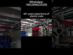 جعبه پلاستیکی تاشو قابل انباشت برای انبار کردن و حمل و نقل با درب متصل