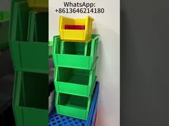 سطل قفسه صنعتی سطل قطعات پلاستیکی انبار جعبه ذخیره سازی