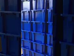 جعبه پلاستیکی سفارشی Stack & Nest | تولید کننده جعبه پلاستیکی OEM برای لجستیک کارآمد