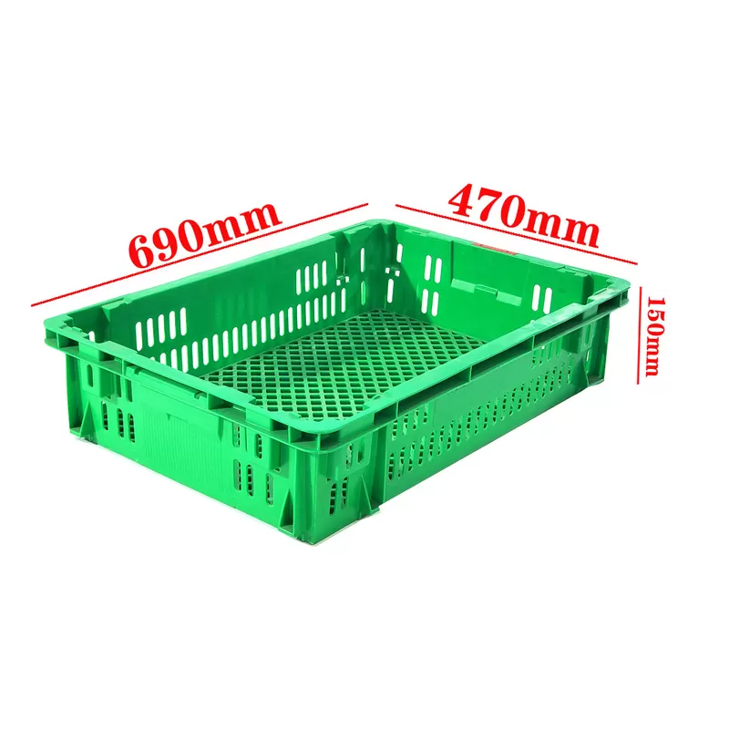 آخرین وبلاگ های شرکت در مورد Why Crate Dimensions Matter in Produce Logistics: A Practical Look at 690 × 470 × 150 mm Mesh Crates