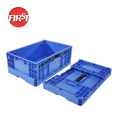خرید جعبه ذخیره سازی پلاستیکی تاشو برای انبار بازیافت شده PP تاشو اندازه 600*400*77mm تولید آنلاین