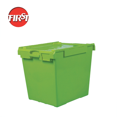 خرید جعبه پلاستیکی قابل انباشت برای ذخیره سازی صنعتی 171L حجم 760x570x620mm اندازه تولید آنلاین