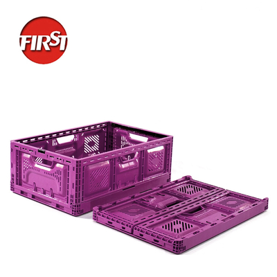 خرید جعبه نقل مکان قابل تاشو جعبه ذخیره سازی پلاستیکی قابلمه انگور 570x370x210mm تولید آنلاین