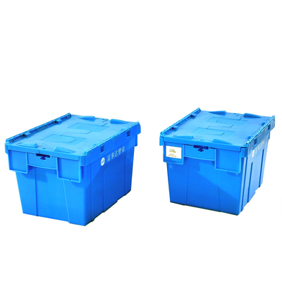 خرید اندازه بیرونی 400*300*260mm جعبه های جابجایی پلاستیکی برای نیازهای سنگین تولید آنلاین
