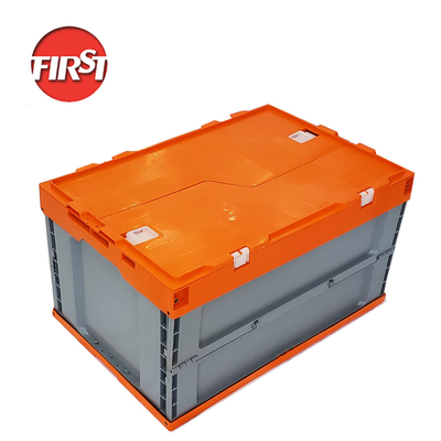 خرید جعبه مواد غذایی با پوشش قابل جمع و انباشت اندازه داخلی 555 * 360 * 300 میلی متر تولید آنلاین