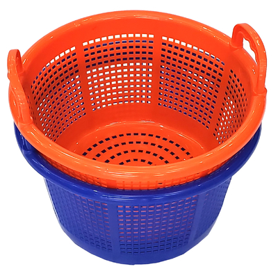 خرید Stackable Storage Ventilated Seafood M Plastic Shrimp Basket With Handle تولید آنلاین