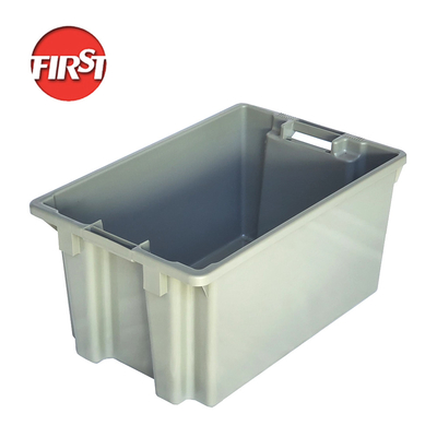 خرید 600x395x300mm کار سنگین پلاستیکی جعبه های جابجایی کانتینرها جعبه های پلاستیکی سبزیجات تولید آنلاین