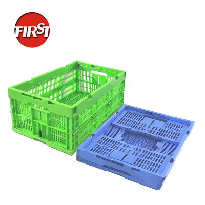 خرید 600*400*255mm جعبه های پلاستیکی میوه قابل بازیافت تولید آنلاین