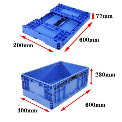 خرید جعبه جامد 600×400 تاشو یورو PP Logistics Box OEM سازنده بسته بندی برگشت پذیر تولید آنلاین