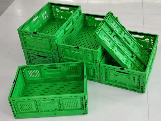 خرید 600×400 جعبه پلاستیکی تاشو قابل جمع و جور کردن جعبه لوژستیکی تاشو قابل استفاده مجدد تولید کننده تولید آنلاین