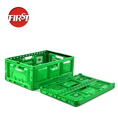 جعبه های حمل پلاستیکی قابل تاشو برای سبزیجات کشاورزی 600x400x220mm 40L