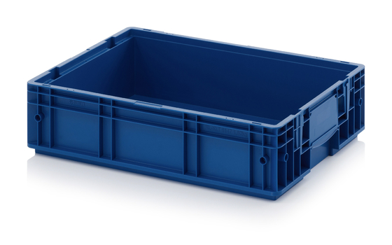 600x400mm VDA جعبه گردش پلاستیکی KLT استایل قابل تزریق بازیافت PP EUR ظروف پلاستیکی