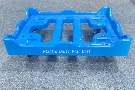 پلاستیک Dolly فلت کارت برای حرکت جعبه های سنگین وظیفه 600 * 400mm پلت فرم Dolly Trolley